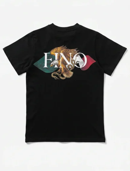 Mex Eagle Black Tee