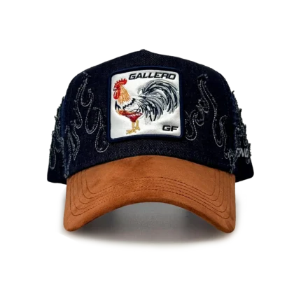 Gallero Blue Denim Trucker
